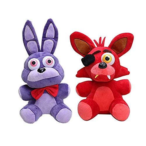 7 pulgadas Five Nights Juegos de muñecos de peluche Sister Location Bonnie Red Foxy Bear Chica muñecos de peluche suaves adornos, decoraciones para el hogar