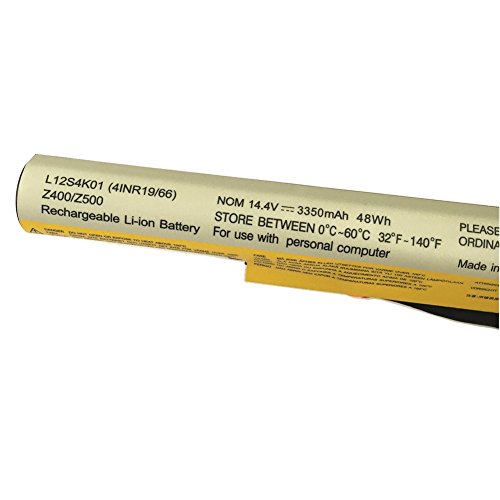 7XINbox 14.4V 48Wh 3350mAh L12S4K01 Repuesto Batería para Lenovo Ideapad Z400 Z500 Z510 P500 P400 Touch Series L12S4E21 L12M4E21 L12M4K01 4INR19/65-1