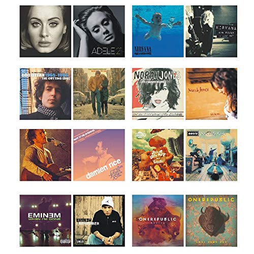 8 Vinyl Record Decoration, Vinyl Record Wall Decoration, Roll Music Party Decorations Record, para la Decoración de Bares, Cafeterías, Tiendas de Postres (8 Tipos Aleatorios)