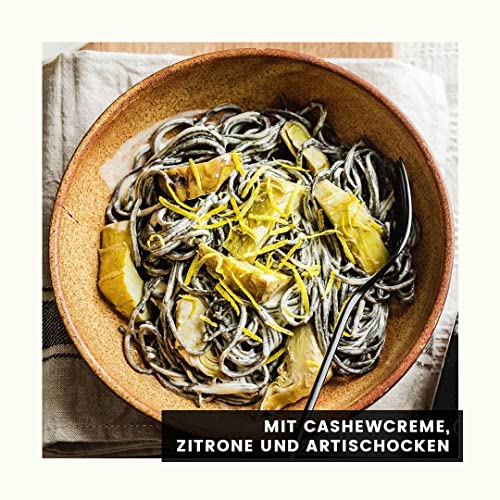 8 x Planet Plant-Based Bio Espaguetis de judías negras (200g por unidad) - vegano, 100% a base de soja negra, sin gluten, rico en nutrientes y proteína, bajo en carbohidratos, 8 x 200g