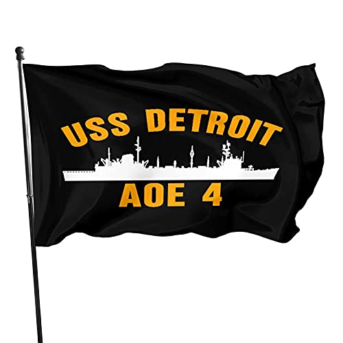 985 Banderas De Jardín Detroit AOE-4 Banderas De Exterior Multicolor Bandera De Vacaciones para Fiesta Vacación Adorno 90X150Cm
