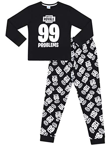 99 Problems Battle Royale Legend - Pijama largo de algodón