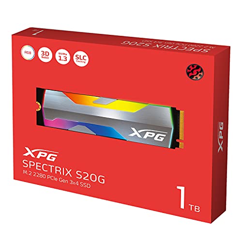 A-DATA Technology XPG SPECTRIX S20G M.2 500 GB PCI Express 3.0 3D NAND NVMe