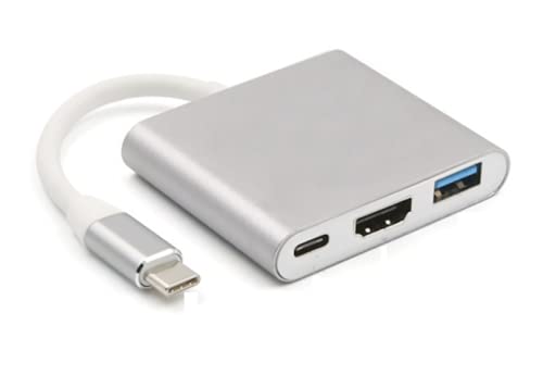 Aakir Adaptador HDMI USB tipo C a 1080P para Nintendo Switch, puerto de carga USB C PD y cable convertidor HDMI USB-A 3.0 Hub para MacBook Pro 2017 2016, Samsung Galaxy S9, HUAWEI 30