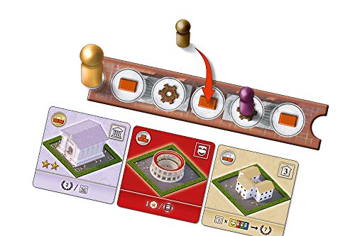 ABACUSSPIELE 03071 City of Rome, Juego de Estrategia, Juego Familiar