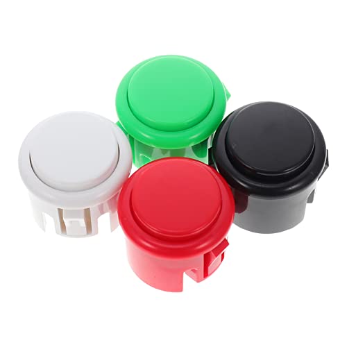 ABOOFAN 4Pcs Arcade Juego Botón DIY Arcade Fighting Game Kits Super Street Fighter Games