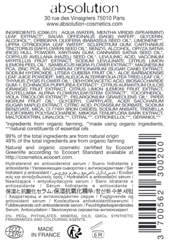 Absolution el Sérum anti-soif, 50 ml