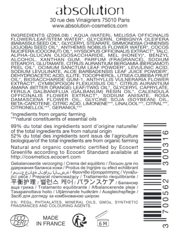 Absolution La crema de salud