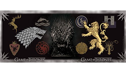 ABYstyle - GAME OF THRONES - Taza - 460 ml - Logos y trono