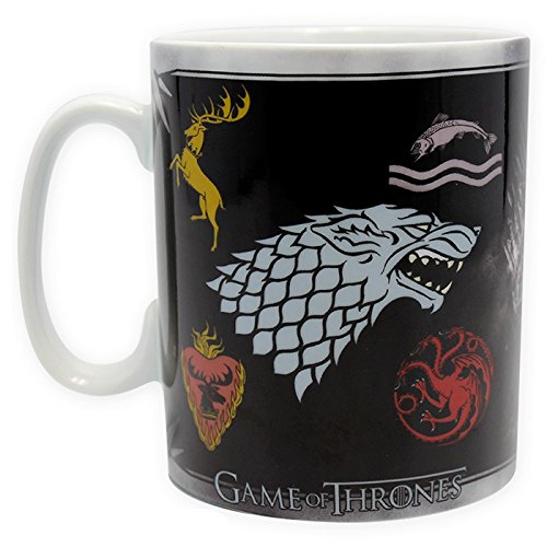 ABYstyle - GAME OF THRONES - Taza - 460 ml - Logos y trono
