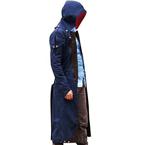 AC Unity - Chaqueta larga para disfraz de cosplay