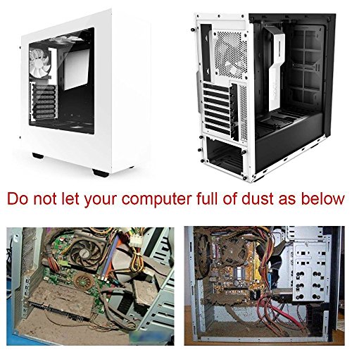 Acacia person 10 Piezas 120 x 120 mm PVC PC Ventilador Filtro de Polvo Fan Resistente al Polvo Case Cover Computer Mesh
