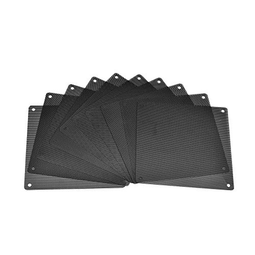 Acacia person 10 Piezas 120 x 120 mm PVC PC Ventilador Filtro de Polvo Fan Resistente al Polvo Case Cover Computer Mesh