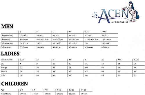 Acen Merchandise by Order of The Peaky F**King Blinders - Camiseta de manga corta, color negro 100% algodón