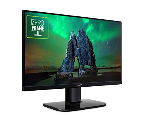 Acer KA272bi - Monitor de 27" Full HD 75 Hz (68,6 cm, 1920x1080, Pantalla IPS LED, ZeroFrame y FreeSync, 250 nits, Tiempo de Respuesta 1ms VRB, VGA, HDMI) - Color Negro