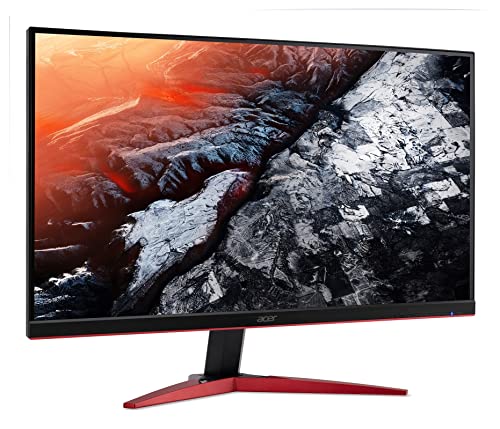 Acer KG251QJbmidpx Monitor Gaming FreeSync 24,5", Pantalla TN+Film FHD (1920x1080), 165Hz, 400cd/m2, 1ms (G2G), 0.6ms (min), 16:9, DVI, HDMI, DP(1.2), Audio In/Out, Altavoz integrado, Zero Frame