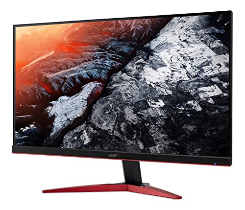 Acer KG251QJbmidpx Monitor Gaming FreeSync 24,5", Pantalla TN+Film FHD (1920x1080), 165Hz, 400cd/m2, 1ms (G2G), 0.6ms (min), 16:9, DVI, HDMI, DP(1.2), Audio In/Out, Altavoz integrado, Zero Frame
