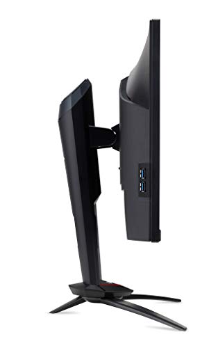 Acer Predator XB253QGPbmiiprzx - Monitor Gaming PC de 24,5" Full HD 144Hz (62 cm, 1920x1080, Pantalla IPS LED, NVIDIA G-Sync, ComfyView, ZeroFrame, 2 ms, 400 nits, HDMI, DP, USB3.0) - Color Negro