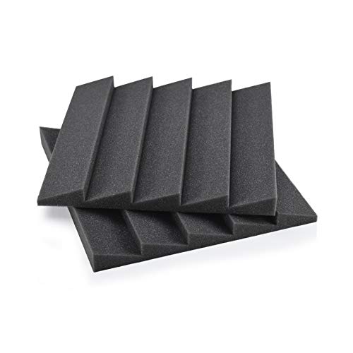 AcousPanel Espuma Acústica Pack de 12 Planchas de 30x30x3cm Color Gris Antracita