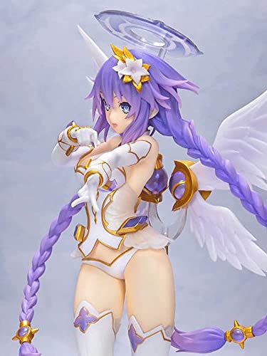 ACSDVEB Busty Girl Anime Figura Neptunia Limited Hyperdimension Purple Heart Four Goddesses 9.8inch PVC Action Figura Adult Statue Collection Decoration and Gift Desktop