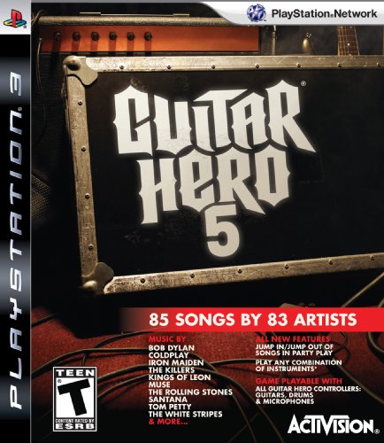 Activision Guitar Hero 5, PS3 PlayStation 3 Inglés vídeo - Juego (PS3, PlayStation 3, Música, Modo multijugador, T (Teen))