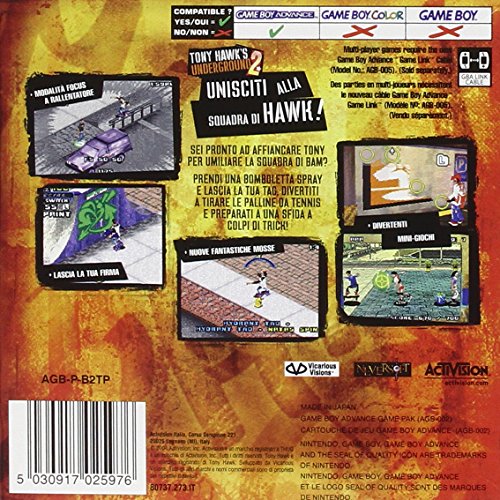 Activision Tony Hawk's Underground 2 - Juego (PlayStation 2, Deportes, T (Teen))