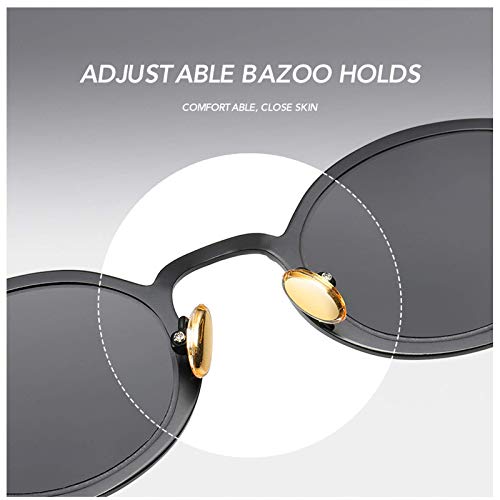 Actualice Europa y los Estados Unidos Nuevos gafas Retro Steam Ounk OuNk Sunk Sungasses Gothic Oval Frame tallado tinta espejo, una variedad de estilos, hombres, hombres