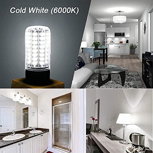 ACXLONG Bombillas LED modernas de maíz GU10 12W 72 SMD 5730 1200LM Blanco frío 6000K No regulable Ángulo de haz de 360 ​​° Brillo total Lámpara LED de ahorro de energía, Paquete de 4