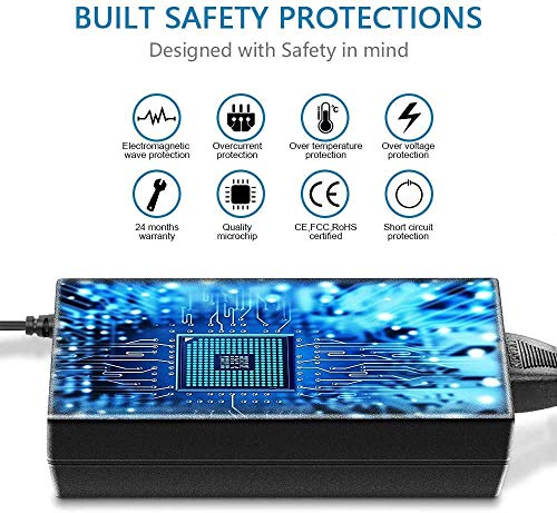 Adaptador Transformador,Transformador 12V 5A,Tira LED Transformador Voltaje de Entrada AC100-240V,12V 5A Adecuado para Computadoras Portátiles, Pantallas, LCD,TFT, DVD, Televisores, Etc.