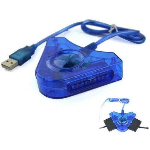 Adaptador USB para conectar Mando PS1 PS2 PSX PSONE a PC PS3