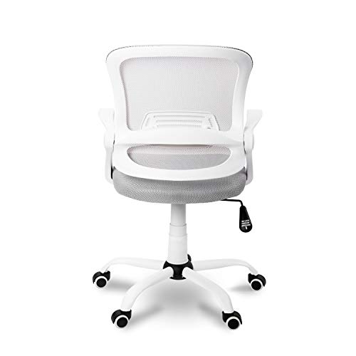 Adec - Brisa, Silla de Escritorio giratoria, Silla de Oficina, Silla despacho con Ruedas Color Gris Claro, Medidas: 60 x 93-101 x 60 cm de Fondo