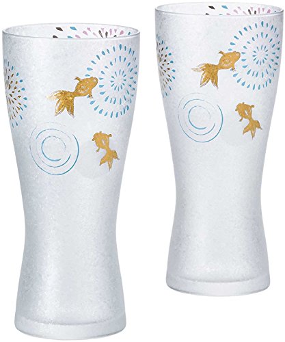 Aderia Japan - Juego de 2 Vasos de Cerveza (Cristal S-6269)