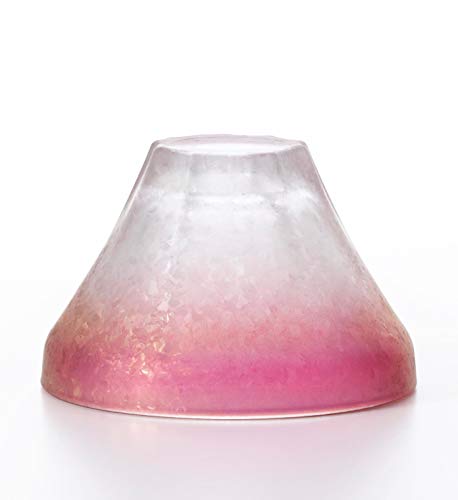 ADERIA S-6332 Juego de par de cristal Fuji azul y rosa, caja de regalo, fabricado en Japón