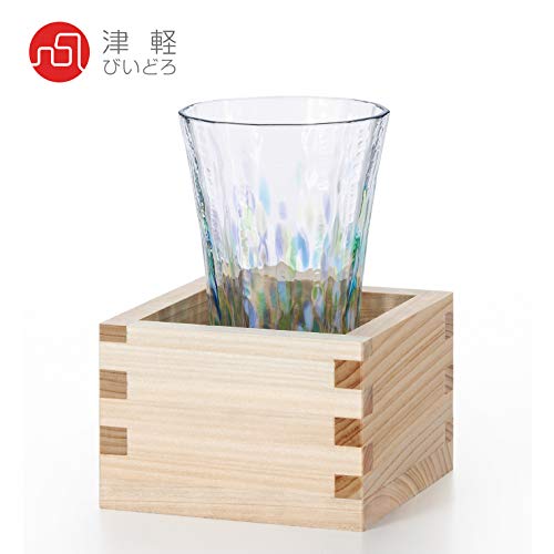 ADERIA Tsugaru Bidoro F-71961 - Vaso de sake japonés (90 ml, fabricado en Japón (Tsuyukusa)