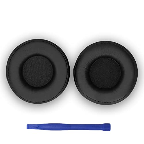 Adhiper Almohadillas de repuesto para auriculares SteelSeries Siberien 650, espuma viscoelástica y piel, color negro