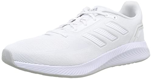 adidas Runfalcon 2.0, Road Running Shoe Mujer, Ftwbla Ftwbla Plamet, 42 EU