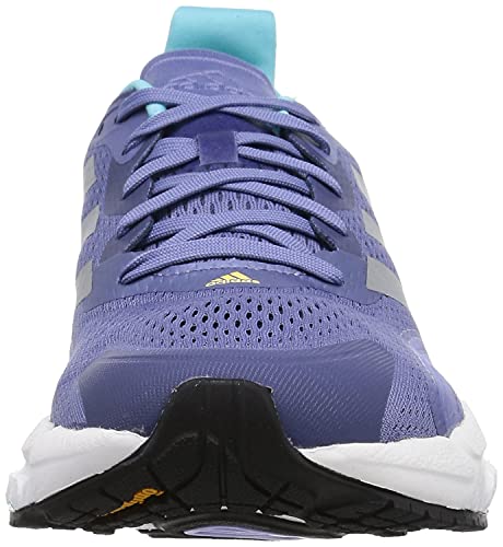 Adidas Solar Boost 3 W, Zapatillas para Correr Mujer, Orbit Violet/Silver Met./Orange Tint, 38 2/3 EU