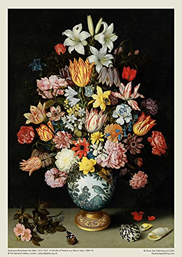 Adult Jigsaw Puzzle National Gallery Bosschaert The Elder: A Still Life of Flowers: 1000-piece Jigsaw Puzzles