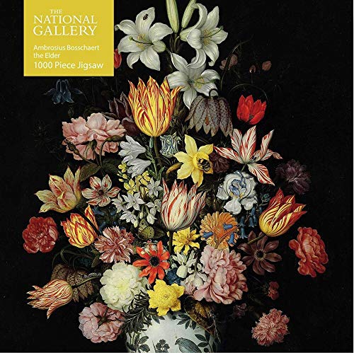 Adult Jigsaw Puzzle National Gallery Bosschaert The Elder: A Still Life of Flowers: 1000-piece Jigsaw Puzzles