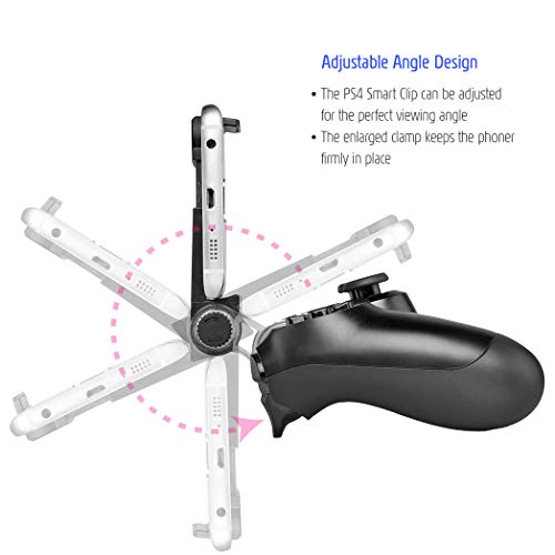 ADZ PS4 controlador teléfono soporte abrazadera clip inteligente para PS4 Slim y PS4 Pro controlador perfecto para PS4 juego remoto
