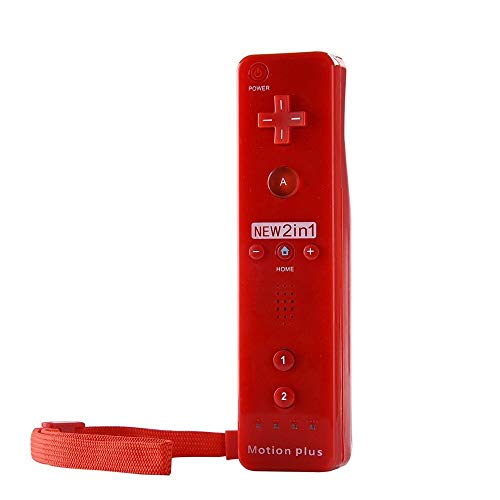 AeeYui Controlador Remoto con Sensor Motion Plus y Kit de Controlador Nunchuck para Wii U y Wii
