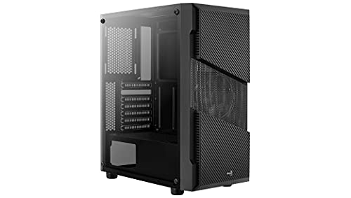 AeroCool ACCM-PV20013.11 Menace Saturn FRGB - Caja para Ordenador con Ventana de Cristal