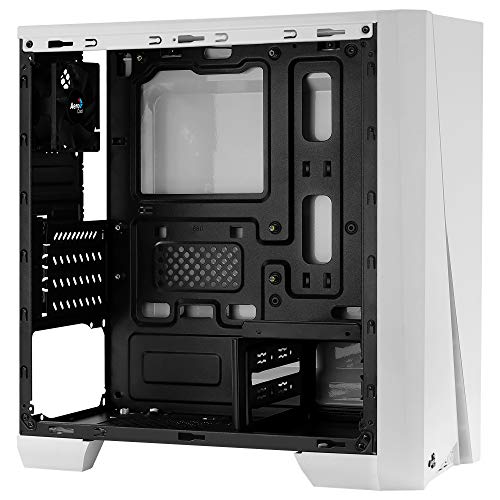 Aerocool Cylon Mini, caja PC Micro ATX blanco RGB 13, ventana, ventilador 8cm