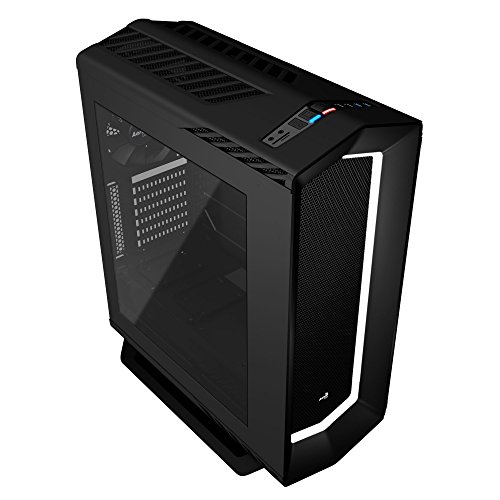 Aerocool P7 C1, caja PC ATX,semitorre, LED 8 colores, ventilador trasero, negro