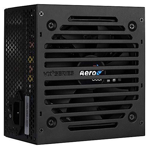 Aerocool VX Plus 650, fuente para PC, 650W, ATX, 12V, ventilador 12 cm