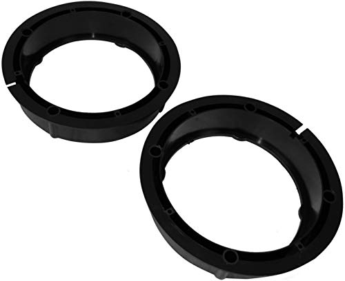 AERZETIX: 2 Adaptadores soportes de Altavoces - 165mm - Puertas Delanteras/Traseras - Estante Trasero Lateral – para Automóvil