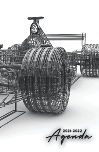 Agenda 2021-2022 fórmula 1: Agenda Escolar 2021-2022 Coche deportivo | Agendas dia por pagina | Planificador diario para niñas y niños Jugadores | ... de Primario colegio secundaria | Portada auto