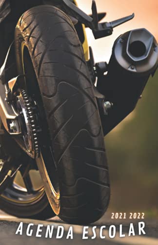 Agenda Escolar 2021-2022 Moto: Agendas 2021-2022 Motocross dia por pagina | Planificador diario para niñas y niños | material escolar Ideal para ... Primario colegio secundaria | Portada moto gp