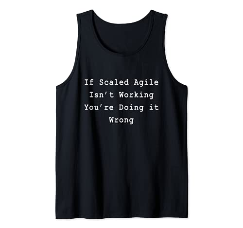 Agile Scaled Project Management Enterprise Funny PM Coach Camiseta sin Mangas