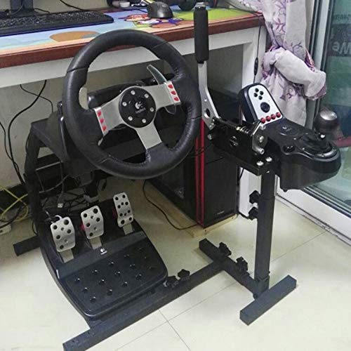 AIHOUSE USB SIM Handbrake PC Windows para Juegos de Carreras G25 G27 G29 T500 Rally de Suciedad, reemplazo de Altura Ajustable fácil Instalar,Rojo